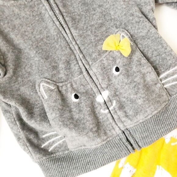 Carter’s Cat Hoodie and Leggings - Picture 2 of 3